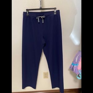 Figs Livingston Scrub Pants, Lg Tall, Navy